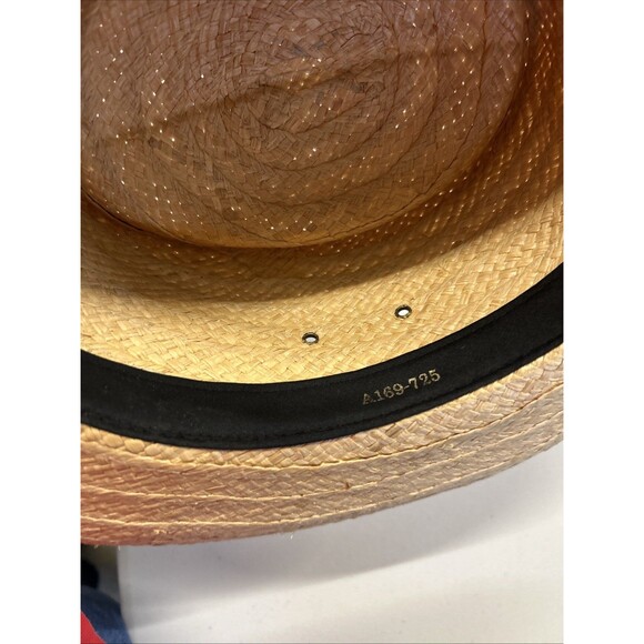 VTG Pendleton Unisex Straw Hat Band Aztec  XL X-Large A165-725 Geometric main image 11
